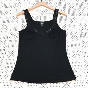 MIDNIGHT BRAIDED BEAD TANK